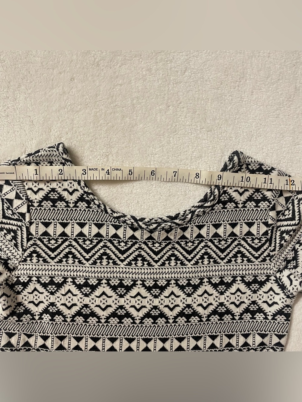 Girl’s Geometric Print A-Line Dress size Medium 7/8 - Picture 6 of 10